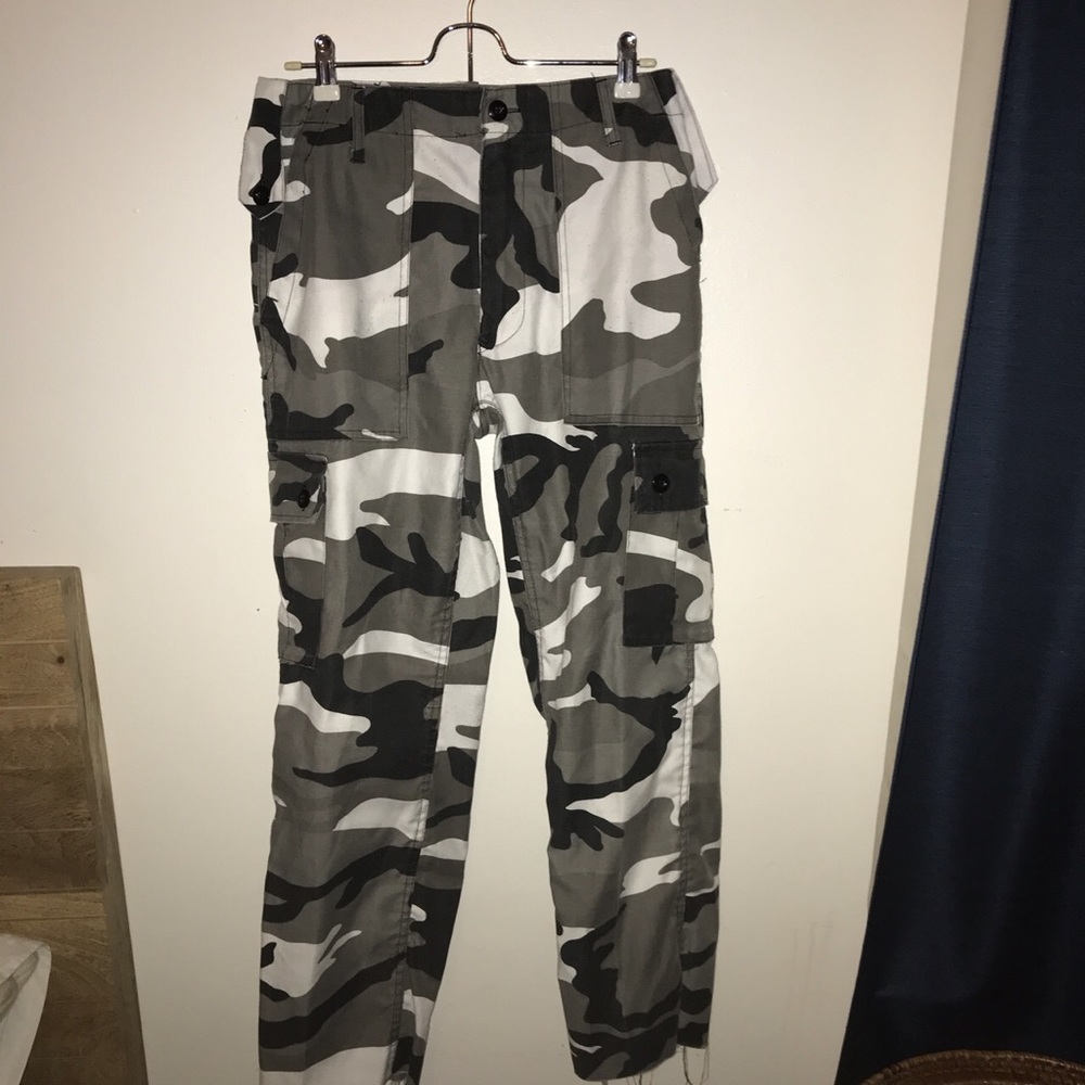 Gray Camo Pants - image 2